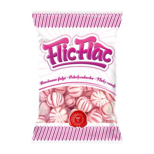 Bomboane Fulgi FlicFlac cu Aroma de Fructe de Padure 70g