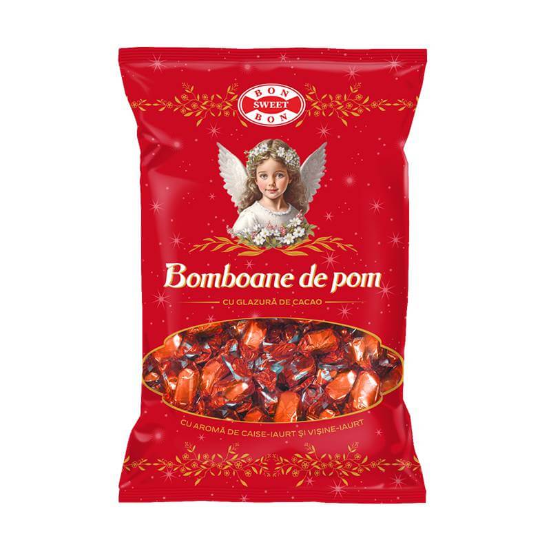 Bomboane de Pom cu Aroma de Caise-Iaurt si Visine-Iaurt 300g