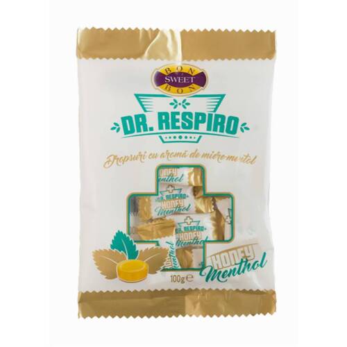 DR RESPIRO cu Aroma de Miere-Mentol 100g