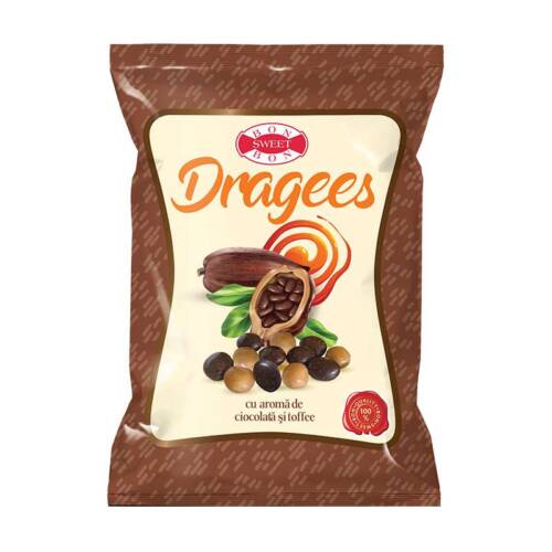 Drajeuri cu Aroma de Ciocolata si Toffee 100g