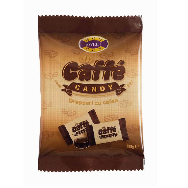 Dropsuri Caffee Candy cu Aroma de Cafea 100g