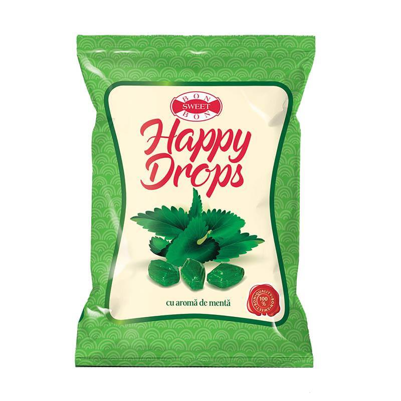 Happy Drops cu Aroma de Menta 70g