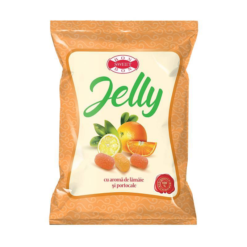 Jeleuri Asortate cu Aroma de Lamaie-Portocale 100g