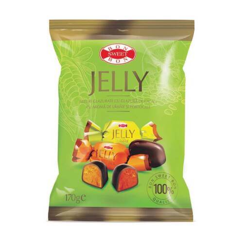 Jeleuri Glazurate cu Glazura de Cacao si cu Gust de Lamaie si Portocale 170g